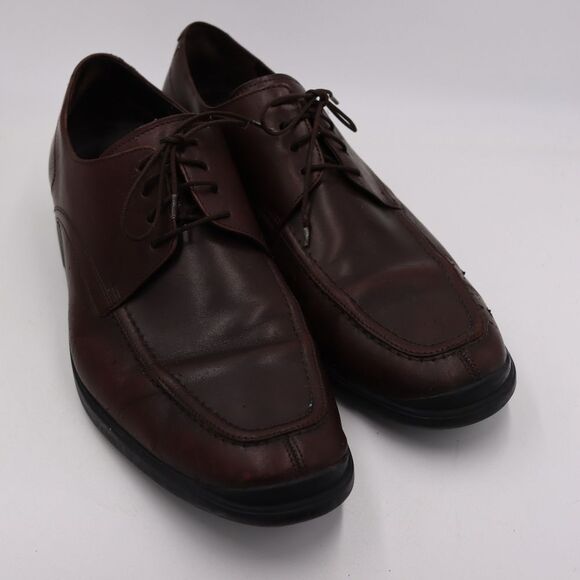Cole Haan Dark Brown Leather Oxford Shoes Mens 13 - Picture 1 of 15